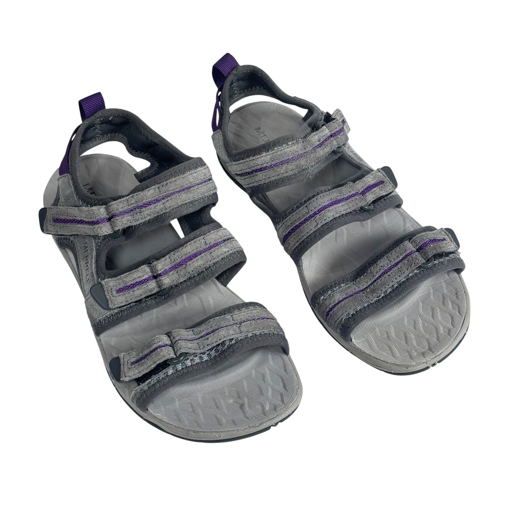 Merrell Performance Footwear Sandals Womens 7 Gray Purple QForm2 Hiking J033732
